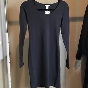 H&M Basic Fitting Long-Sleeve Dress